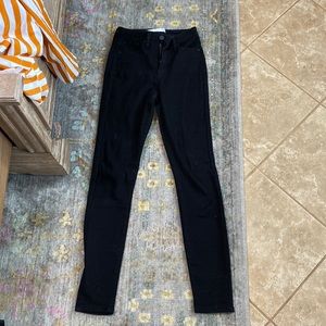 Plain black jeans